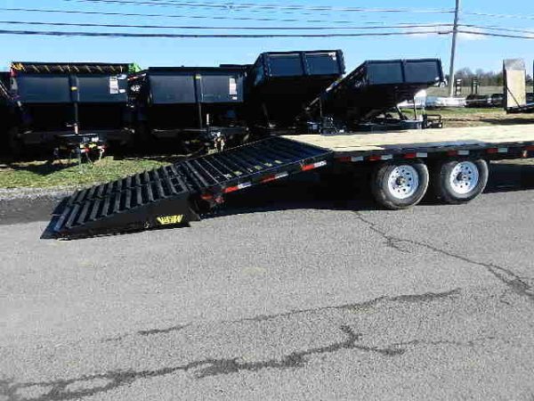 Big Tex 8.5 x 25 Deckover Equipment Trailer Mega Ramps - Image 3
