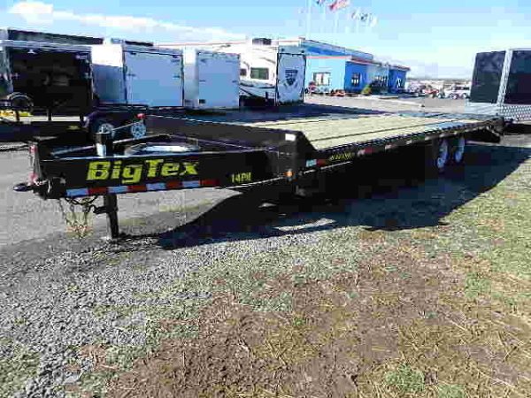 Big Tex 8.5 x 25 Deckover Equipment Trailer Mega Ramps - Image 6