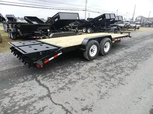 Big Tex 7 x 20 Equipment Trailer 14K Mega Ramps - Image 6