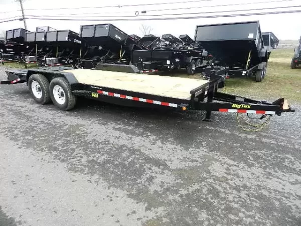 Big Tex 7 x 20 Equipment Trailer – 14K Mega Ramps