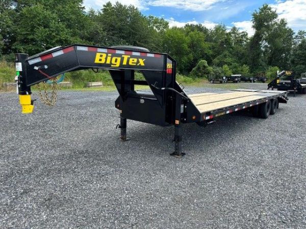 Big Tex 8.5 x 30 Gooseneck Deckover Equipment Trailer Mega Ramps - Image 7