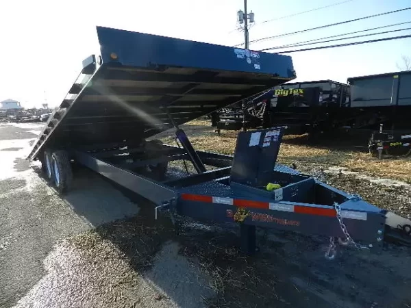 BWise 8 x 22 Deckover Equipment Trailer Power Tilt - Image 9