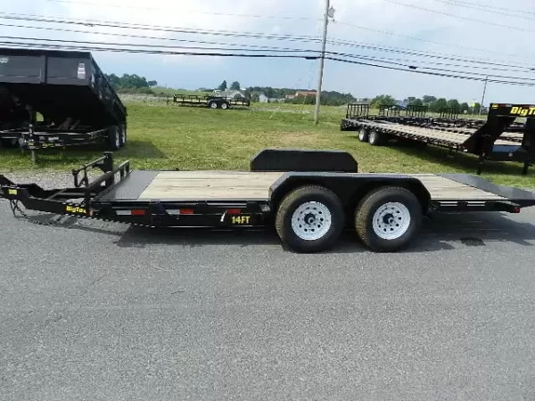 Big Tex 7 x 18 Full Tilt Equipment Trailer Removable Fenders - Image 2