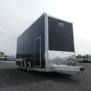 ATC 8.5 x 24 Aluminum Two Car Hauler Stacker Trailer