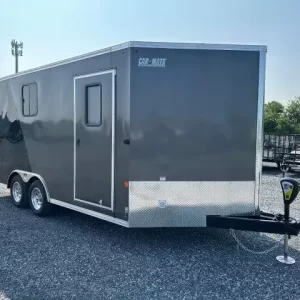 Car Mate 8.5 x 16 Enclosed V-Nose Cargo Trailer AC Unit