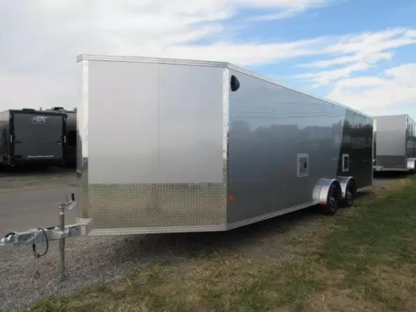 Sno Pro 7.5 x 24 Drive On/Off Snowmobile Trailer All Aluminum - Image 5