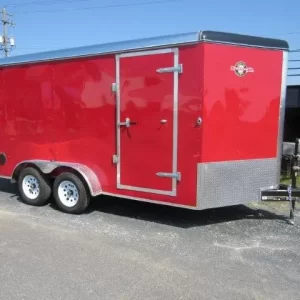 Carry On 7 x 14 Enclosed V-Nose Cargo Trailer