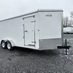 Carry On 7 x 18 Enclosed V-Nose Cargo Trailer