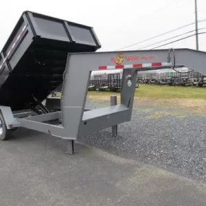 BWise 7 x 14 Gooseneck Dump Trailer Combo